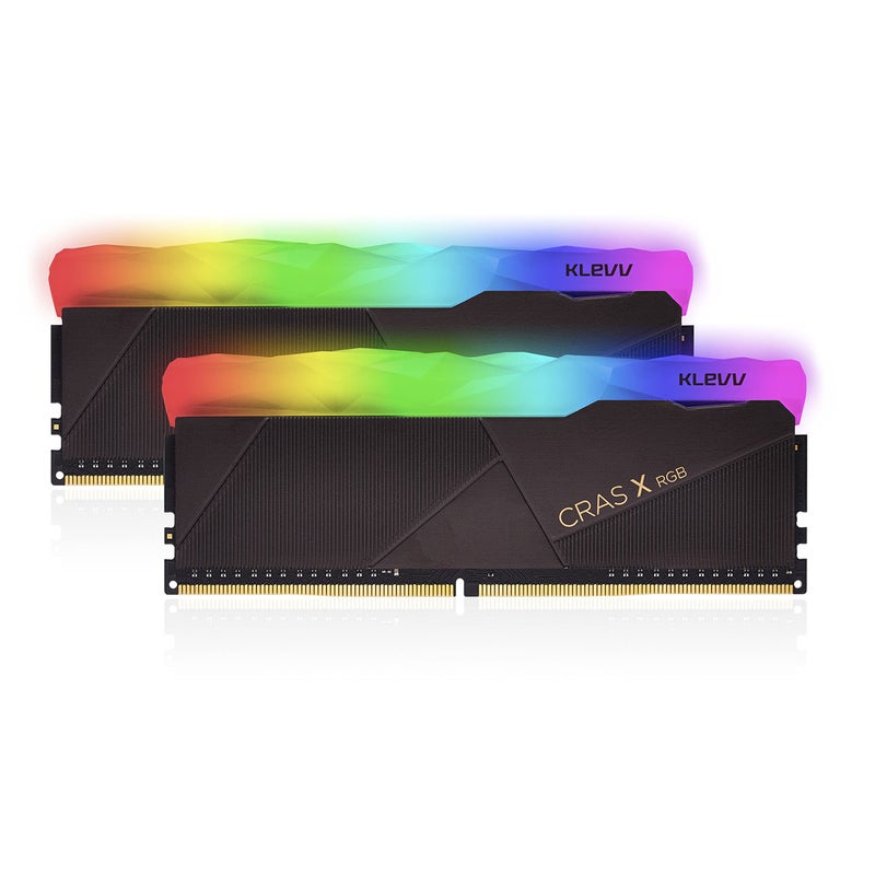 KLEVV CRAS X RGB DDR4 16GB (2x8GB) 3600MHz CL18 1.35V Gaming Desktop Ram Memory SK Hynix Chip XMP 2.0 Ready (KD48GU880-36A180X) - Image 1